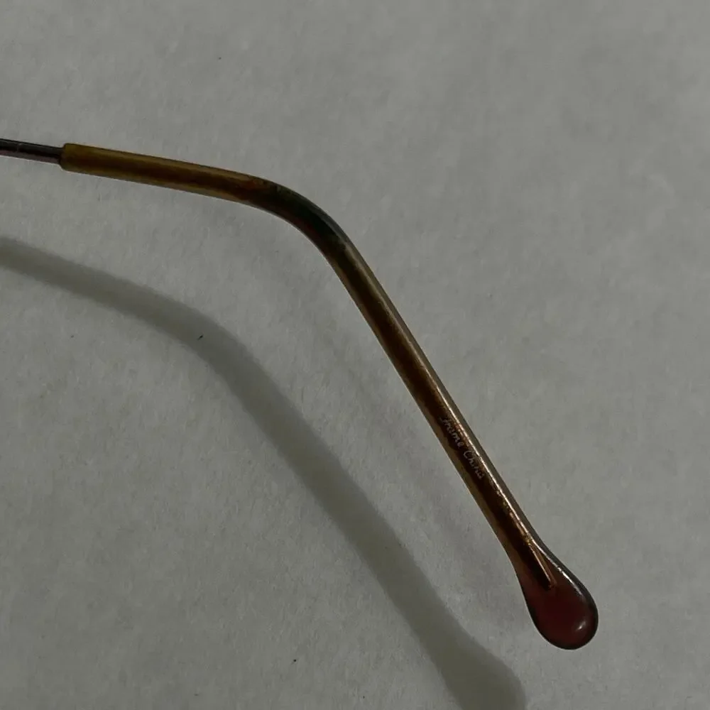 Elle Eyeglasses Rectangle Frames Only EL2587 Color PK 130MM Pink Metal